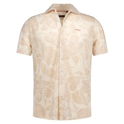 Риза с къс ръкав Nza new zealand 26CN589S short sleeve shirt - Beige (Soft Ecru) риза,с,къс,ръкав,дамски,ризи,мъжки,ризи,nza,new,zealand,26cn589s,short,sleeve,shirt,beige,(soft,ecru)