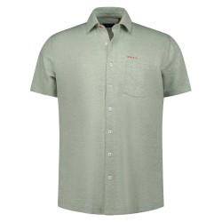 риза,с,къс,ръкав,дамски,ризи,мъжки,ризи,nza,new,zealand,26cn593s,short,sleeve,shirt,green,(mist,green,melange)