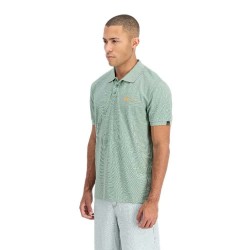 Alpha industries Basic SL short sleeve polo - Green (Frost Green) мъжки,блузи,с,яка,alpha,industries,basic,sl,short,sleeve,polo,green,(frost,green)