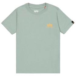 тениска,мъжки,тениски,дамски,тениски,alpha,industries,basic,small,logo,short,sleeve,t,shirt,green,(frost,green)
