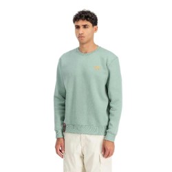 блуза,мъжки,пуловери,alpha,industries,basic,small,logo,sweatshirt,green,(frost,green)