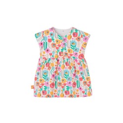 рокля,дамски,поли,и,рокли,boboli,143064,sleeveless,dress,multicolor,(flower,print)
