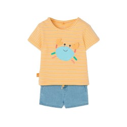 Boboli 243098 set - Yellow / Blue (Honey) детски,екипи,детски,облекла,за,момчета,boboli,243098,set,yellow,blue,(honey)