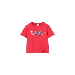 тениска,мъжки,тениски,дамски,тениски,boboli,303062,short,sleeve,t,shirt,red,(magenta)