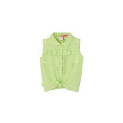 Риза с къс ръкав Boboli 313096 short sleeve shirt - Green (Fluorescent Green Paintings) риза,с,къс,ръкав,дамски,ризи,мъжки,ризи,boboli,313096,short,sleeve,shirt,green,(fluorescent,green,paintings)