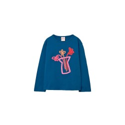 Тениска Boboli 323008 long sleeve T-shirt - Blue (Ocean) тениска,мъжки,тениски,дамски,тениски,boboli,323008,long,sleeve,t,shirt,blue,(ocean)