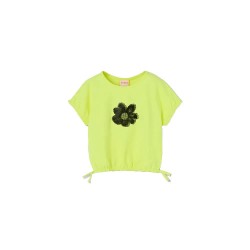 тениска,мъжки,тениски,дамски,тениски,boboli,423087,short,sleeve,t,shirt,green,yellow,(green,fluor)