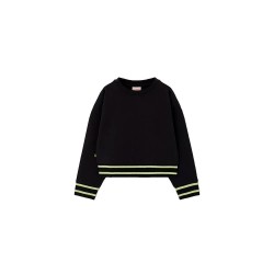 блуза,детски,блузи,boboli,423122,sweatshirt,black,(black)