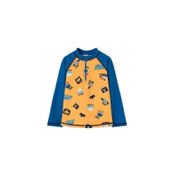 Тениска Boboli 503176 long sleeve T-shirt - Yellow (Nautical Print Yellow Background) тениска,мъжки,тениски,дамски,тениски,boboli,503176,long,sleeve,t,shirt,yellow,(nautical,print,yellow,background)