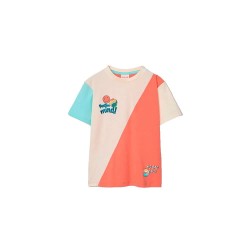 Тениска Boboli 523022 short sleeve T-shirt - Multicolor (Coral) тениска,мъжки,тениски,дамски,тениски,boboli,523022,short,sleeve,t,shirt,multicolor,(coral)
