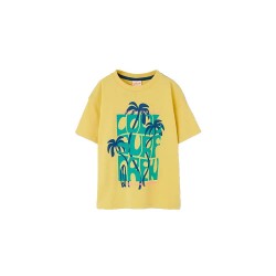 тениска,мъжки,тениски,дамски,тениски,boboli,613134,short,sleeve,t,shirt,yellow,(lemonade)