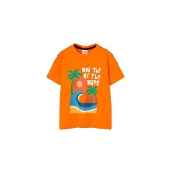 тениска,мъжки,тениски,дамски,тениски,boboli,633013,short,sleeve,t,shirt,orange,(orange)