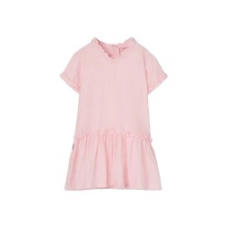 рокля,дамски,поли,и,рокли,boboli,713078,short,sleeve,dress,pink,(orquidea)