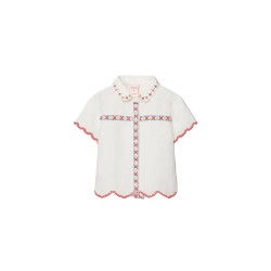 риза,с,къс,ръкав,дамски,ризи,мъжки,ризи,boboli,723080,short,sleeve,shirt,white,(chemical,white)