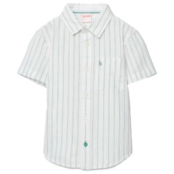 Риза с къс ръкав Boboli 813024 short sleeve shirt - White (Vertical Laurel) риза,с,къс,ръкав,дамски,ризи,мъжки,ризи,boboli,813024,short,sleeve,shirt,white,(vertical,laurel)
