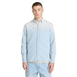 риза,с,дълъг,ръкав,дамски,ризи,мъжки,ризи,timberland,denim,long,sleeve,shirt,blue,(sun,fade,wash)