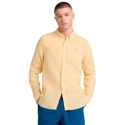 Риза с дълъг ръкав Timberland Mill Brook long sleeve shirt - Yellow (Sunlight) риза,с,дълъг,ръкав,дамски,ризи,мъжки,ризи,timberland,mill,brook,long,sleeve,shirt,yellow,(sunlight)