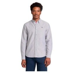 риза,с,дълъг,ръкав,дамски,ризи,мъжки,ризи,timberland,oxford,long,sleeve,shirt,grey,(blackened,p,yd)