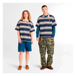 Палто Timberland Striped Rugby short sleeve polo - Blue (Peacoat / Putty) палто,дамски,блузи,с,яка,мъжки,блузи,с,яка,timberland,striped,rugby,short,sleeve,polo,blue,(peacoat,putty)