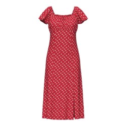 рокля,дамски,поли,и,рокли,levi´s,®,amara,column,flutter,sleeveless,midi,dress,pink,(angela,daisy,urban,red)