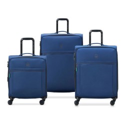 Delsey Be Cabina Slim S/M/L 135L trolley bag - Blue (Blue Jean) куфари,delsey,be,cabina,slim,s,m,l,135l,trolley,bag,blue,(blue,jean)