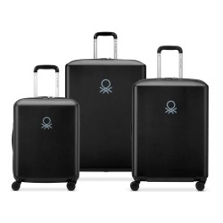Delsey UCB Hard Slim S/M/L 122L trolley bag - Black (Black) куфари,delsey,ucb,hard,slim,s,m,l,122l,trolley,bag,black,(black)