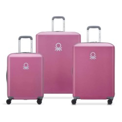 Delsey UCB Hard Slim S/M/L 122L trolley bag - Pink (Pink) куфари,delsey,ucb,hard,slim,s,m,l,122l,trolley,bag,pink,(pink)