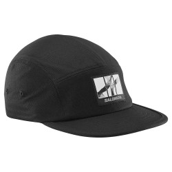 шапка,всички,шапки,salomon,wild,rays,5,panel,cap,black,(deep,black)