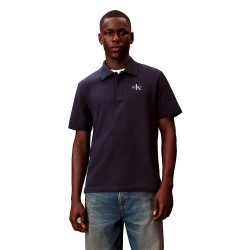 дънки,дамски,блузи,с,яка,мъжки,блузи,с,яка,calvin,klein,jeans,easy,monologo,casual,short,sleeve,polo,blue,(dark,sapphire)