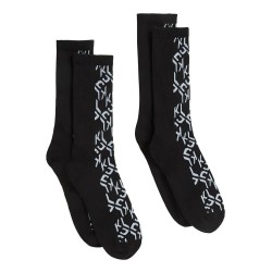 чорапи,мъжки,чорапи,karl,lagerfeld,jeans,b1m47029,long,socks,2,pairs,black,(klj,standard,monogram,blk)