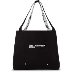 Пазарска чанта Karl lagerfeld jeans B2M50084 Shopper Bag - Black (Black / Collage Mono Black) пазарска,чанта,всички,чанти,karl,lagerfeld,jeans,b2m50084,shopper,bag,black,(black,collage,mono,black)