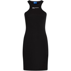 Рокля Karl lagerfeld jeans B2W13046 sleeveless short dress - Black (Black) рокля,дамски,поли,и,рокли,karl,lagerfeld,jeans,b2w13046,sleeveless,short,dress,black,(black)
