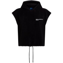 риза,с,къс,ръкав,дамски,блузи,karl,lagerfeld,jeans,b2w20034,short,sleeve,sweatshirt,black,(black)