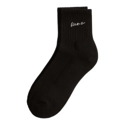 Чорапи Vans Classic Script Half crew socks - Black (Black) чорапи,мъжки,чорапи,дамски,чорапи,vans,classic,script,half,crew,socks,black,(black)