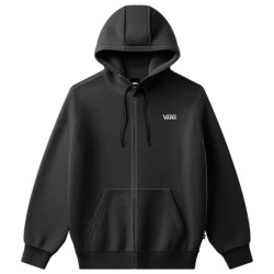 блуза,мъжки,пуловери,vans,left,chest,pullover,full,zip,sweatshirt,black,(black)
