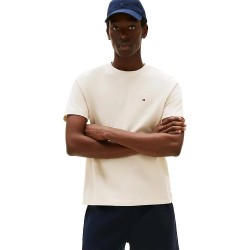 тениска,мъжки,тениски,дамски,тениски,tommy,hilfiger,ess,seasonal,short,sleeve,t,shirt,beige,(newsprint)