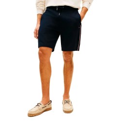Къси панталони Tommy hilfiger Global Stripe sweat shorts - Blue (Desert Sky) къси,панталони,мъжки,панталони,дамски,панталони,tommy,hilfiger,global,stripe,sweat,shorts,blue,(desert,sky)