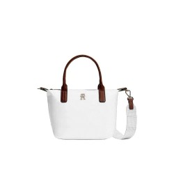 Чанта Tommy hilfiger Popette Mini tote bag - Orange (Soft Cream) чанта,всички,чанти,tommy,hilfiger,popette,mini,tote,bag,orange,(soft,cream)