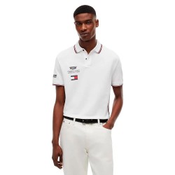 Tommy hilfiger TH X CF1 Replica short sleeve polo - White (White) дамски,блузи,с,яка,мъжки,блузи,с,яка,tommy,hilfiger,th,x,cf1,replica,short,sleeve,polo,white,(white)