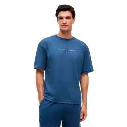 тениска,мъжки,тениски,дамски,тениски,tommy,hilfiger,um0um03643,short,sleeve,t,shirt,blue,(aegean,sea)