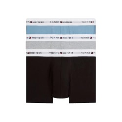 Боксерки Tommy hilfiger UM0UM03889 Trunk boxers 3 units - Multicolor (Brisk Blue / Black / Ice Hthr) боксерки,мъжко,бельо,tommy,hilfiger,um0um03889,trunk,boxers,3,units,multicolor,(brisk,blue,black,ice,hthr)