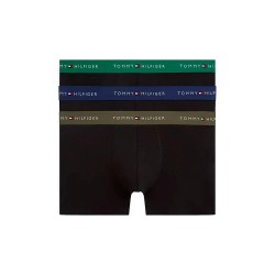 Боксерки Tommy hilfiger UM0UM03890 Trunk boxers 3 units - Black (Arm Grn / Prp Navy / Nov Grn) боксерки,мъжко,бельо,tommy,hilfiger,um0um03890,trunk,boxers,3,units,black,(arm,grn,prp,navy,nov,grn)
