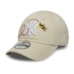 юношеска,шапка,всички,шапки,new,era,9forty,mlb,new,york,toddler,junior,cap,beige,(light,beige)