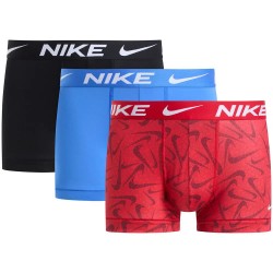 Боксерки Nike 0000KE1156 Trunk boxers 3 units - Multicolor (Uni Rd Pbbl Swsh Print / Blu Crtl / Black) боксерки,мъжко,бельо,nike,0000ke1156,trunk,boxers,3,units,multicolor,(uni,rd,pbbl,swsh,print,blu,crtl,black)