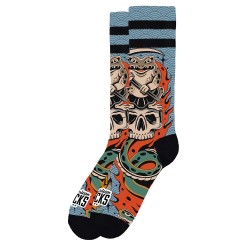 Чорапи American socks Kaeru crew socks - Multicolor (Multicolour) чорапи,мъжки,чорапи,american,socks,kaeru,crew,socks,multicolor,(multicolour)