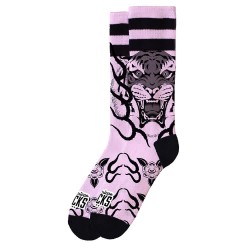 Чорапи American socks Khan crew socks - Pink (Multicolour) чорапи,мъжки,чорапи,american,socks,khan,crew,socks,pink,(multicolour)