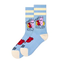 Чорапи American socks Killjoy crew socks - Blue (Multicolour) чорапи,мъжки,чорапи,american,socks,killjoy,crew,socks,blue,(multicolour)