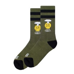 Чорапи American socks Over thinker crew socks - Green (Multicolour) чорапи,мъжки,чорапи,american,socks,over,thinker,crew,socks,green,(multicolour)