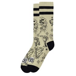 Чорапи American socks Sacred crew socks - Green (Multicolour) чорапи,мъжки,чорапи,american,socks,sacred,crew,socks,green,(multicolour)