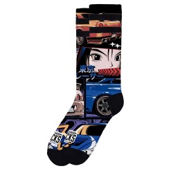 Чорапи American socks Tokyo drift crew socks - Multicolor (Multicolour) чорапи,мъжки,чорапи,american,socks,tokyo,drift,crew,socks,multicolor,(multicolour)